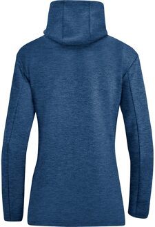 Sweater met Capuchon Premium Basics Marine Blauw Gemeleerd Maat 4XL