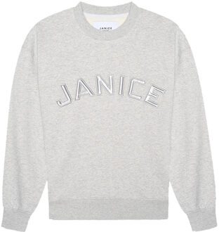 Sweater met logo Andy  grijs - 40,38,36,