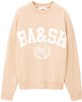 Sweater met logo Benjamin  naturel - S (FR 1),M (FR 2),