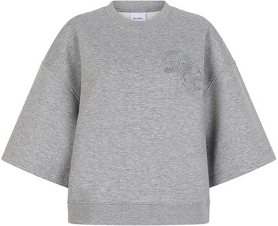 Sweater met logo Fallon  grijs - XS,S,M,L,XL,