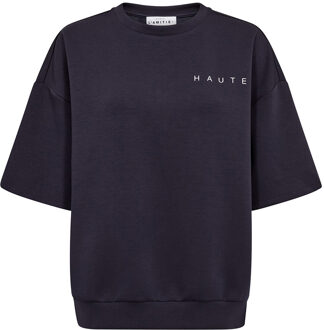 Sweater met logo Maxi  donkerblauw