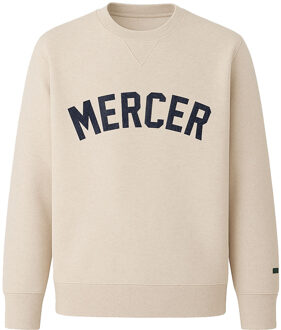 Sweater met logo Mercer  naturel