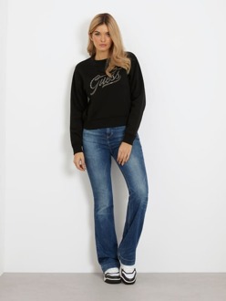 Sweater Met Logo Met Stras Op De Voorkant Zwart