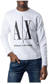 Sweater met logoborduring Wit