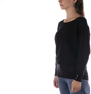 Sweater Met Vleermuismouw Zwart - S