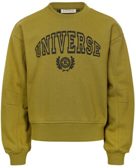 Sweater moss universe voor meisjes in de kleur Groen - 176