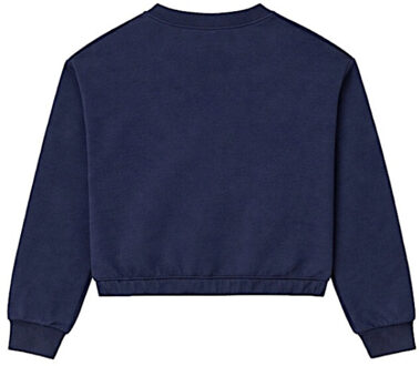 Sweater nathalie-navy Blauw - L