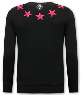 Sweater royal stars Zwart - XL