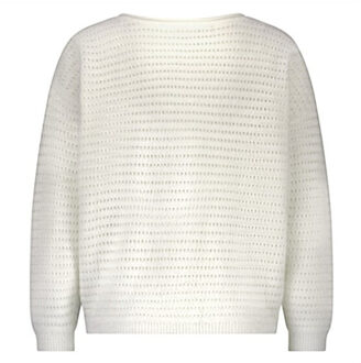 Sweater srb4651 fluffy ajour ecru - maat XL