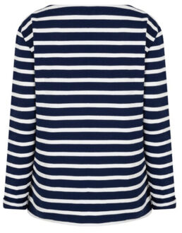 Sweater srb4755 terry stripe darkblue - maat XXL Veelkleurig