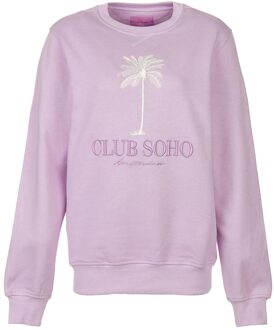 Sweater Under The Palms  lila Paars - XS,S,M,L,XL,
