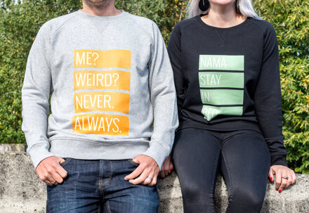 Sweater Unisex Zwart M