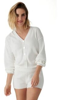 Sweatheart Pointelle Cardigan Wit,Versch.kleure/Patroon - X-Small,Small,Medium,Large,X-Large