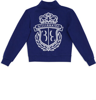 Sweatjack Crest - maat 12J / 152cm Donkerblauw