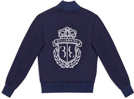 Sweatjack Crest - maat Donkerblauw