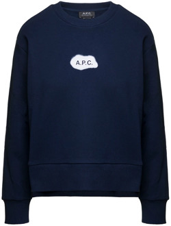 Sweatshirt A.p.c. , Blue , Dames - M,S