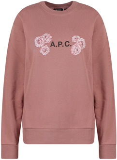 Sweatshirt A.p.c. , Pink , Dames - L,M,S