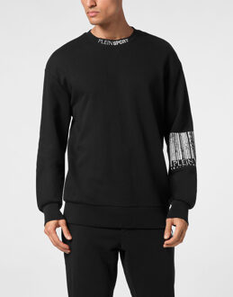 Sweatshirt Barcode - maat 2XL Zwart