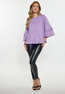 Sweatshirt Dames violet