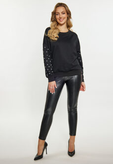 Sweatshirt Dames zwart