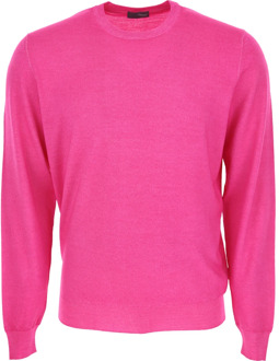 Sweatshirt Drumohr , Pink , Heren - 2Xl,L,M