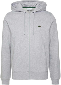 Sweatshirt Hoodie Lacoste , Gray , Heren