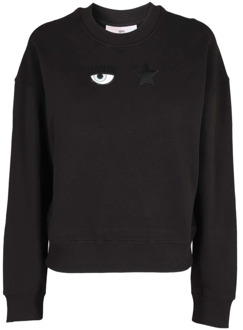 Sweatshirt Hoodies Chiara Ferragni Collection , Black , Dames - S