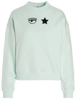 Sweatshirt Hoodies Chiara Ferragni Collection , Blue , Dames - S