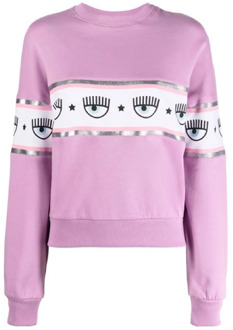 Sweatshirt Hoodies Chiara Ferragni Collection , Purple , Dames - M