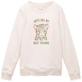Sweatshirt Luipaard Cotton Candy Pink Roze/lichtroze - 116/122