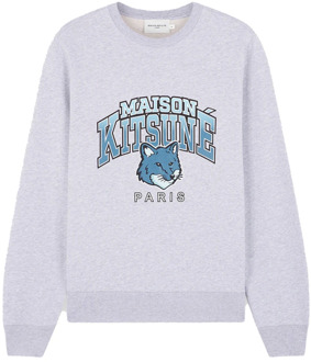 Sweatshirt Maison Kitsuné , White , Heren - M,S