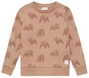 Sweatshirt met Allover - Print Bears beige - 104/110
