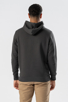 Sweatshirt met capuchon - donkergrijs - S