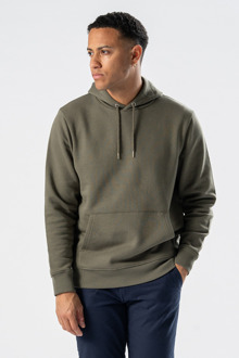 Sweatshirt met capuchon - Legergroen