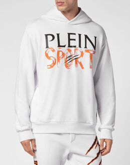 Sweatshirt Met Capuchon - maat Wit