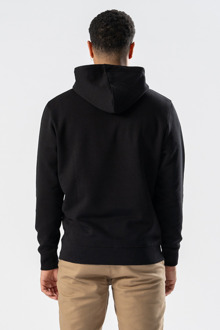 Sweatshirt met capuchon - Zwart - S