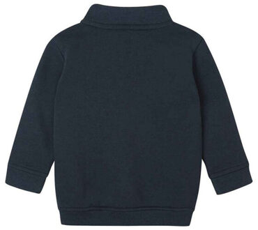 Sweatshirt met kwart rits voor baby's Blauw - 86