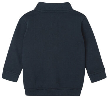 Sweatshirt met kwart rits voor baby's - maat 86 Blauw