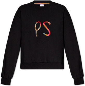 Sweatshirt met logo PS By Paul Smith , Black , Dames - M,S,Xs