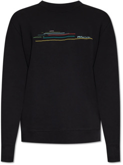 Sweatshirt met logo PS By Paul Smith , Black , Heren - 2Xl,Xl,M,S,Xs