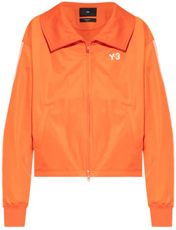 Sweatshirt met opstaande kraag Y-3 , Orange , Dames - M,S