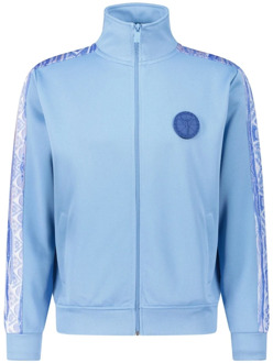 Sweatshirt met Uniek Badge Carlo Colucci , Blue , Heren - Xl,L,M,S,Xs