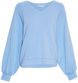 Sweatshirt Nelina Blauw dames Kobalt - S/M,XS/S