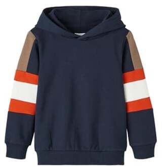 Sweatshirt Nmmnetra Dark Sapphire Blauw