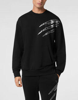 Sweatshirt Scratch Zwart