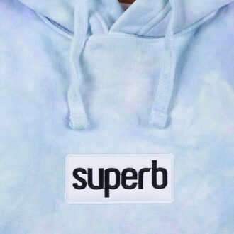Sweatshirt Superb Tie Dye Unisex SUPERB vrouwen - maat Blauw