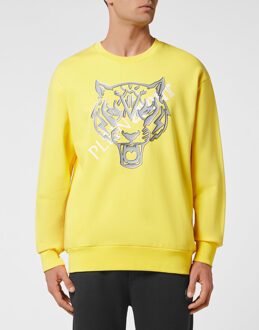 Sweatshirt Tiger - maat 3XL Geel