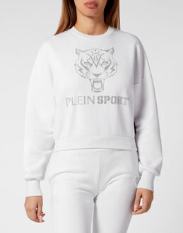 Sweatshirt Tiger - maat L Wit
