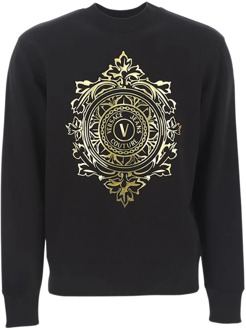 Sweatshirt Versace Jeans Couture , Zwart , Heren - Xl,L,Xs