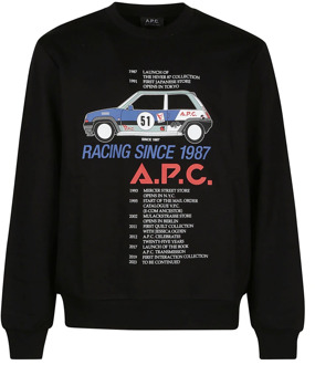 Sweatshirts A.p.c. , Black , Heren - L,M